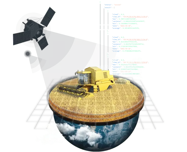 API de dados de satélite
