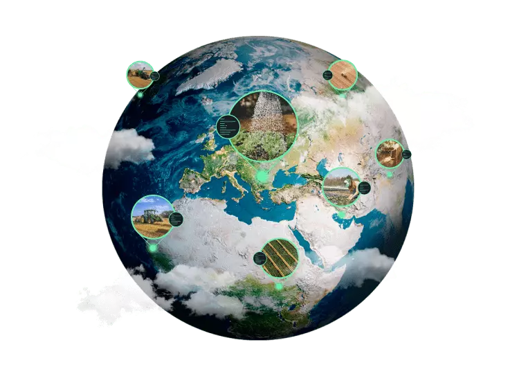 gestión de equipos agrícolas en todo el mundo